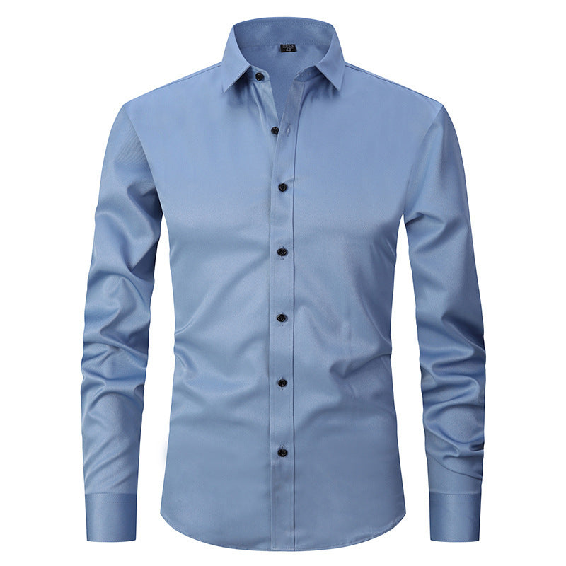 Stretch Long Sleeve Shirt Men's Work