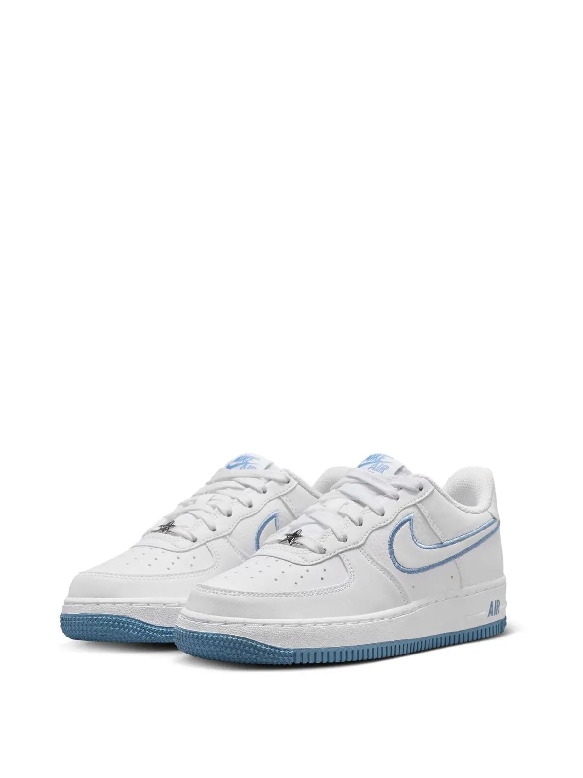 Nike Air Force 1 Trainers - White/Blue